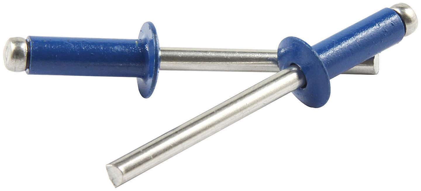 Allstar Performance   Sm Hd Rivet Blue Alum 250pk Chevron  ALL18135