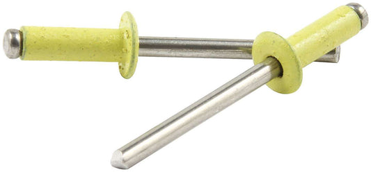 Allstar Performance   Sm Hd Rivet Yellow Alum 250pk  ALL18139