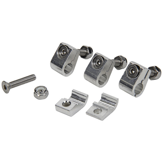 Allstar Performance   2pc Alum Line Clamps 5/16in 4pk  ALL18322