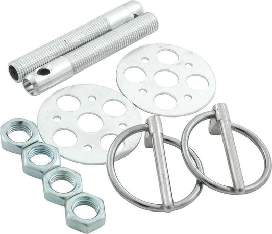 Allstar Performance   LW Alum Hood Pin Kit 3/8in Silver  ALL18472