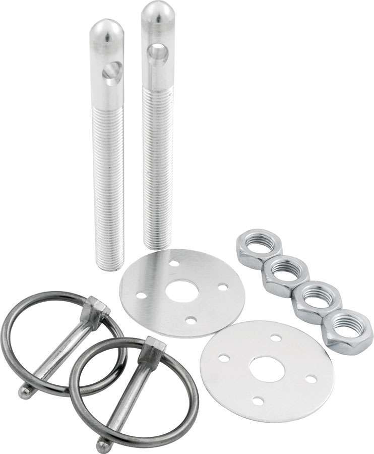 Allstar Performance   Alum Hood Pin Kit 3/8in Silver  ALL18480