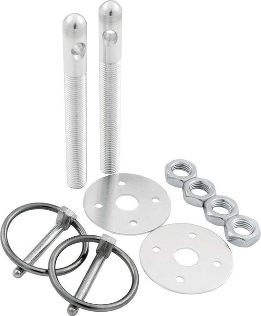 Allstar Performance   Alum Hood Pin Kit 3/8in Silver  ALL18480