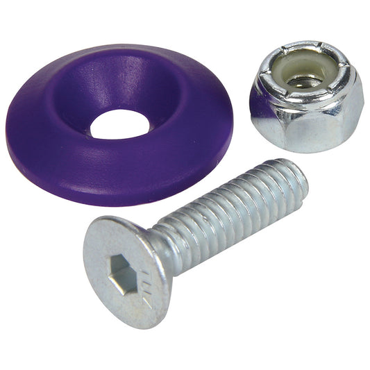 Allstar Performance Countersunk Bolt Kit Purple 10pk MPN ALL18687