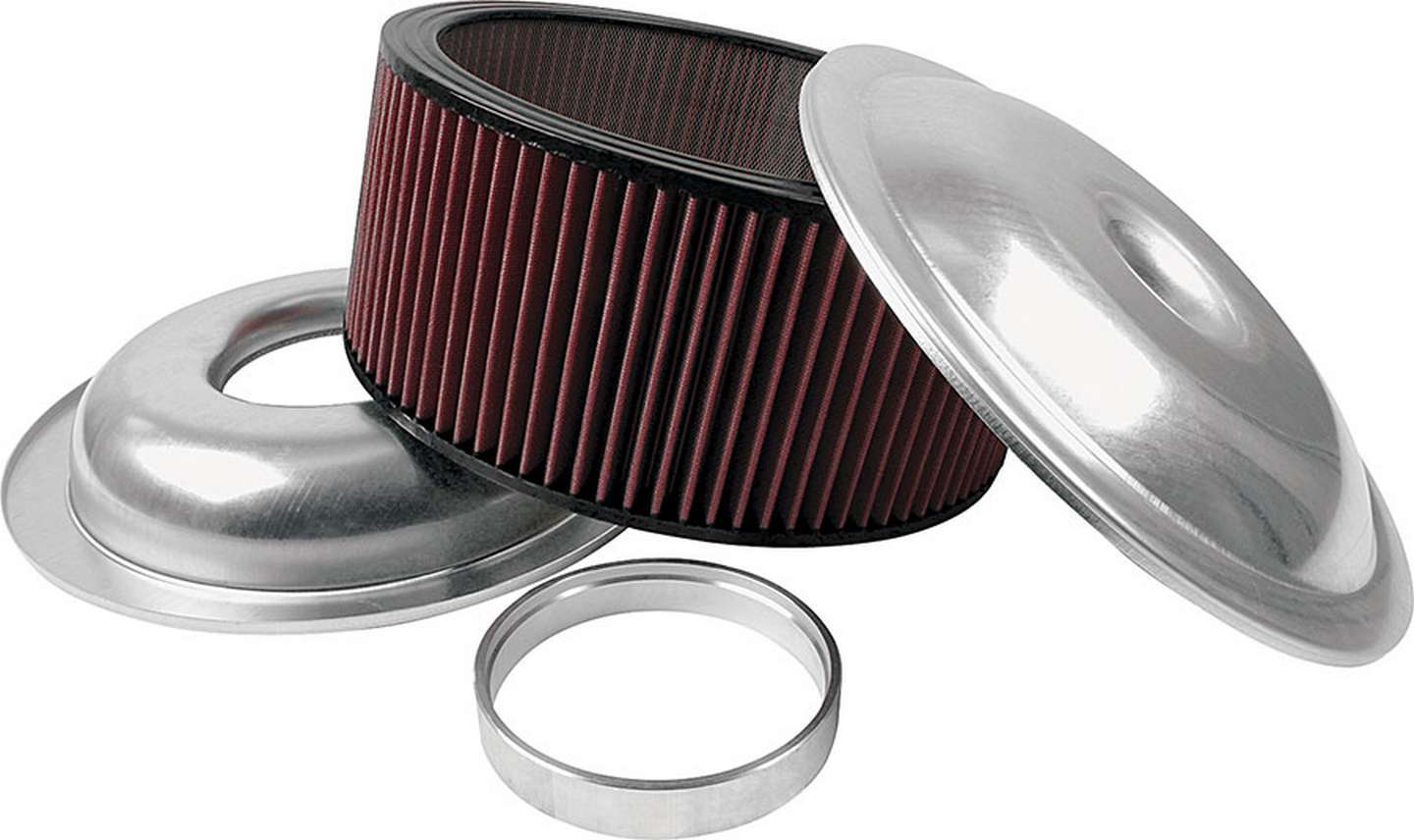 Allstar Performance   LW 14in A/C Kit Plain 6in Washable Element  ALL25926