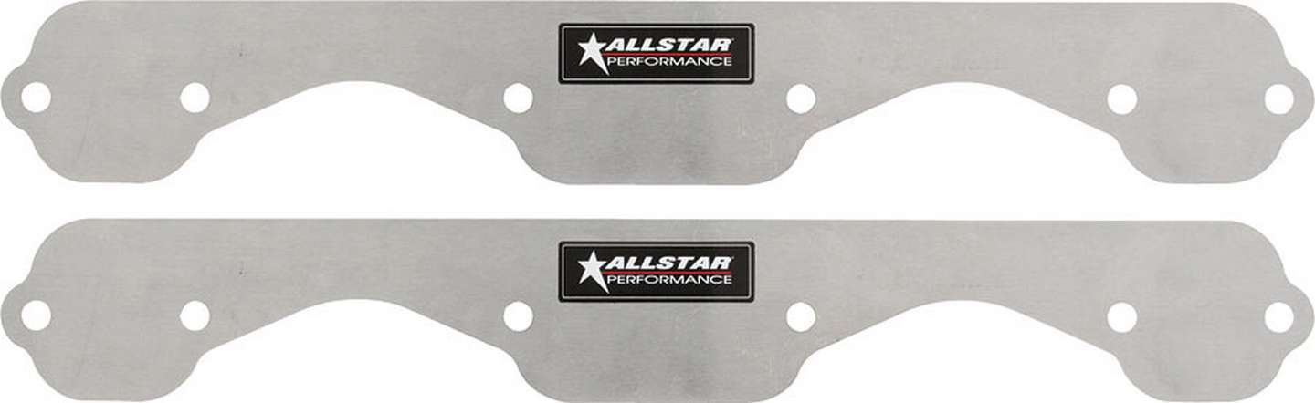 Allstar Performance   Exhaust Block Off Plates SBC Std 1pc Aluminum  ALL34212