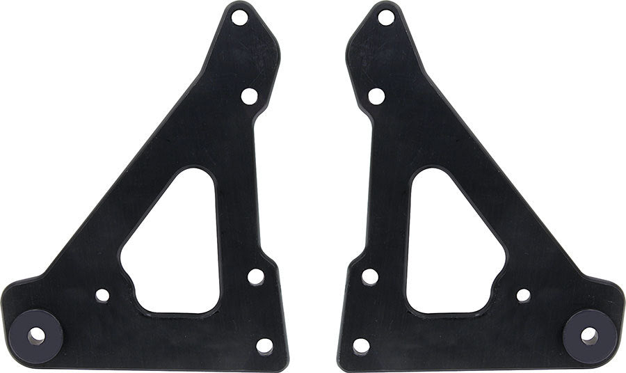 Allstar Performance Front Motor Plate 2pc w/ Bushings Black MPN ALL38145 For Chevy Sprint Car