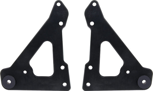 Allstar Performance Front Motor Plate 2pc w/ Bushings Black MPN ALL38145 For Chevy Sprint Car