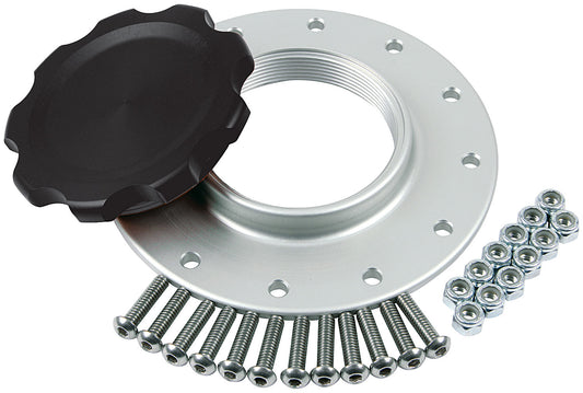 Allstar Performance Fuel Cell Cap and Bung RCI/JAZ 12-Bolt Black MPN ALL40136