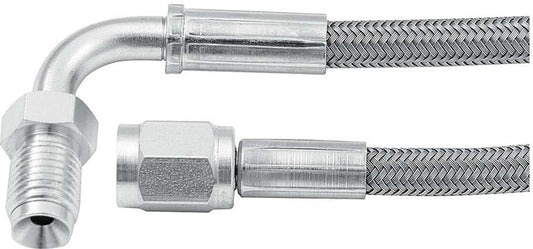 Allstar Performance 24in #3 Line -3 Str/90 Deg 3/8-24 Inv Flr MPN ALL46332-24