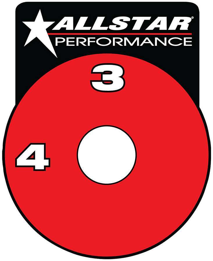 Allstar Performance   RF Brake Shut-Off Valve Decal  ALL48011