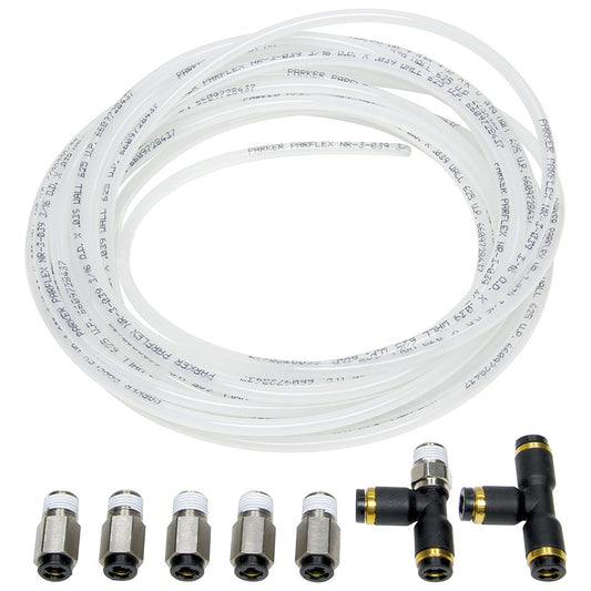 Allstar Performance Nylon Brake Line Kit for use w/o Gauges MPN ALL48018 For Universal use