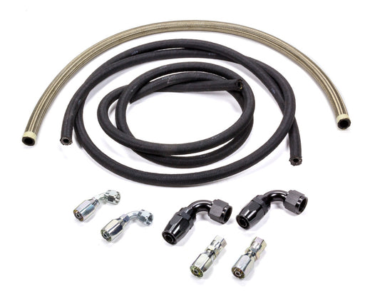 Allstar Performance Power Steering Hose Kit Rack Rear Mount Pump MPN ALL48201