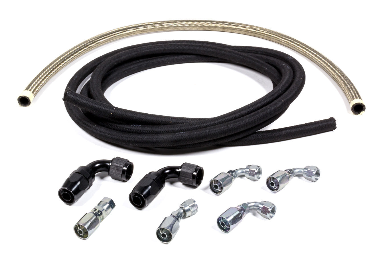 Allstar Performance Power Steering Hose Kit Box to Bellhousing Mount MPN ALL48205
