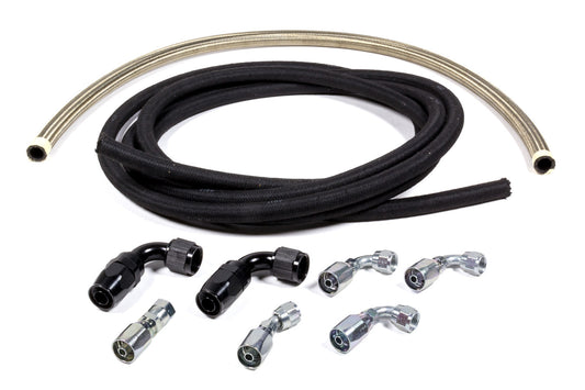 Allstar Performance Power Steering Hose Kit Box to Bellhousing Mount MPN ALL48205