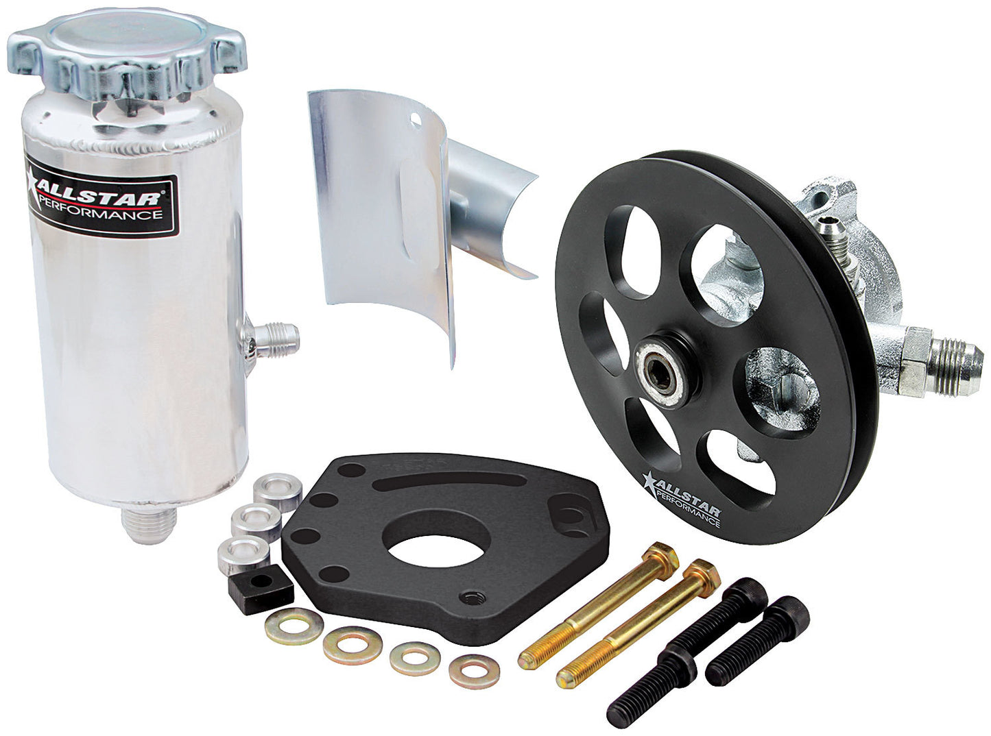 Allstar Performance Power Steering Kit Head Mount MPN ALL48240 For Chevy, GM