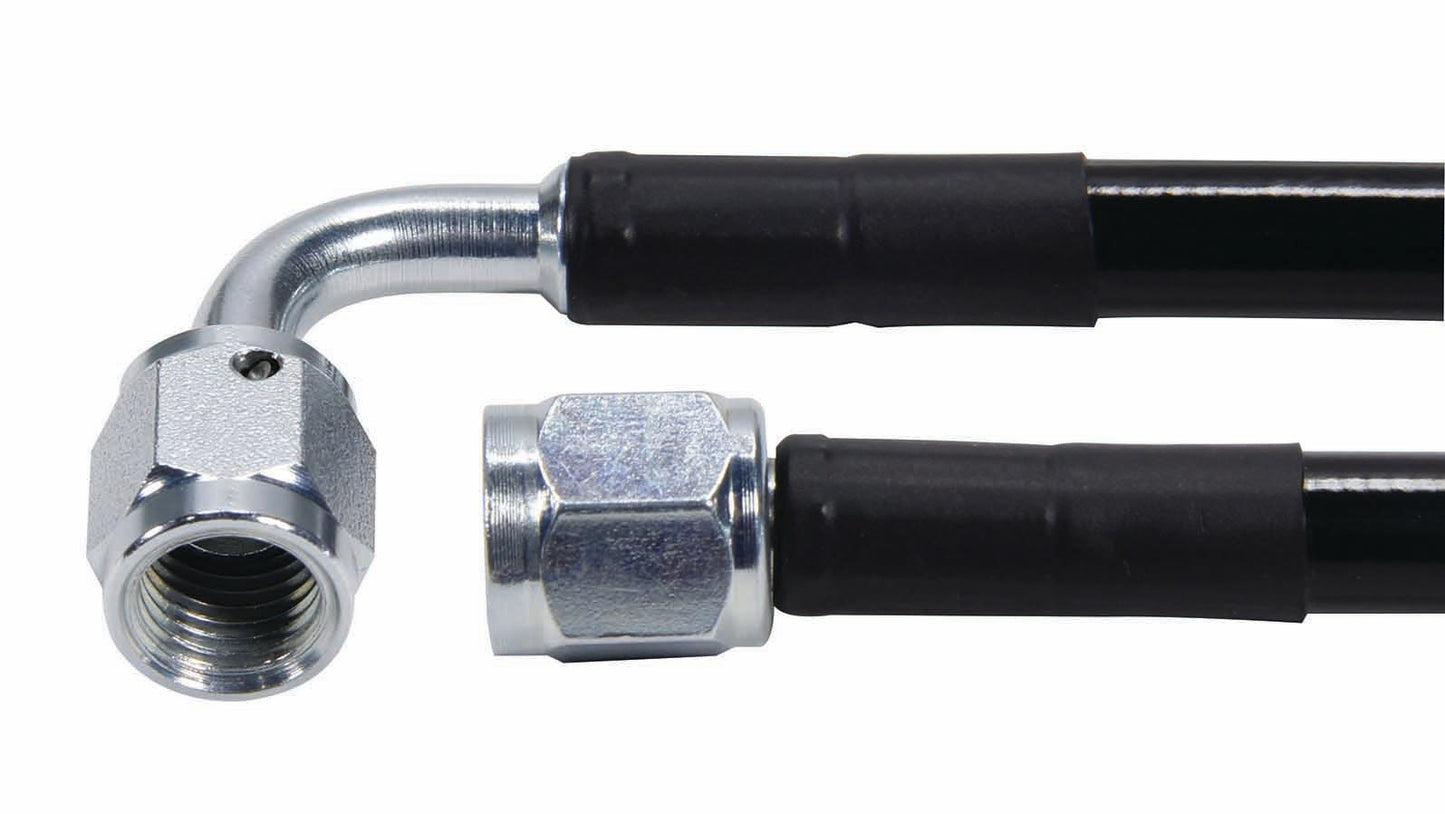 Allstar Performance Coated Line #4 Str to 90 Steel Ends 48in MPN ALL48444-48