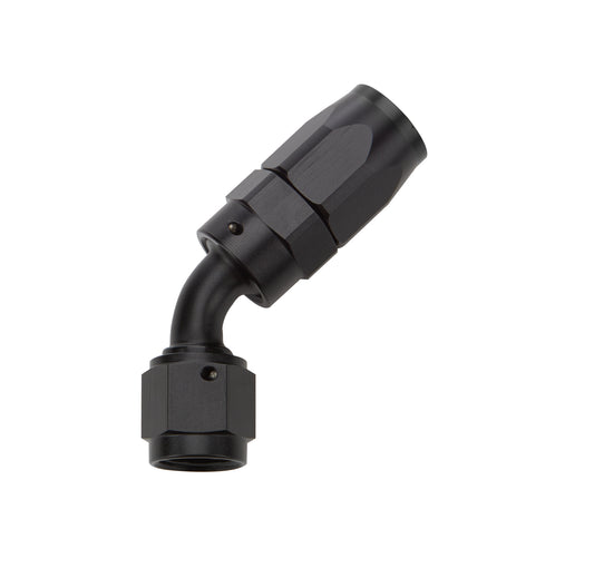 Allstar Performance   Reusable Hose End Black 45 Deg Elbow -6  ALL49332