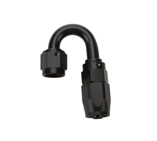 Allstar Performance Reusable Hose End Black 180 Deg Elbow -6 MPN ALL49382