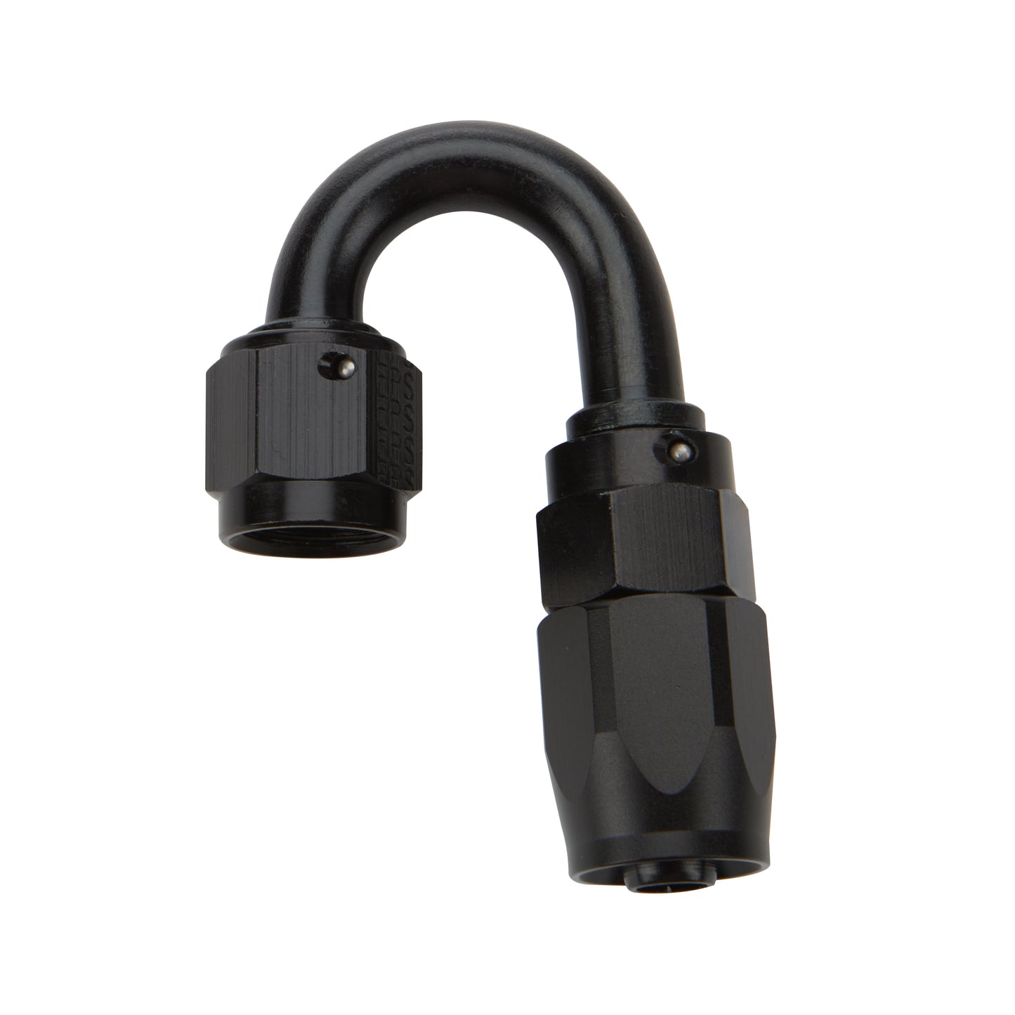 Allstar Performance Reusable Hose End Black 180 Deg Elbow -10 MPN ALL49384