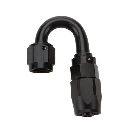 Allstar Performance Reusable Hose End Black 180 Deg Elbow -12 MPN ALL49385