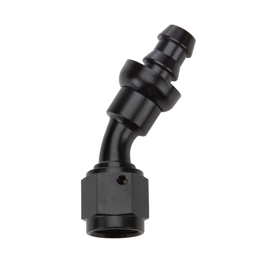 Allstar Performance Pushlock Hose End Black 30 Deg Elbow -12 MPN ALL49425