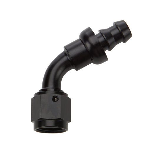 Allstar Performance Pushlock Hose End Black 60 Deg Elbow -10 MPN ALL49444