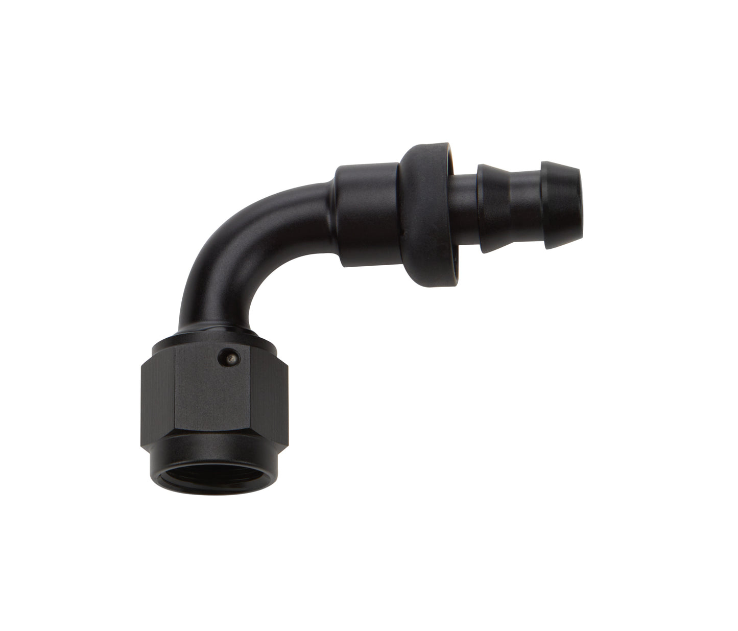 Allstar Performance   Pushlock Hose End Black 90 Deg Elbow -6  ALL49452