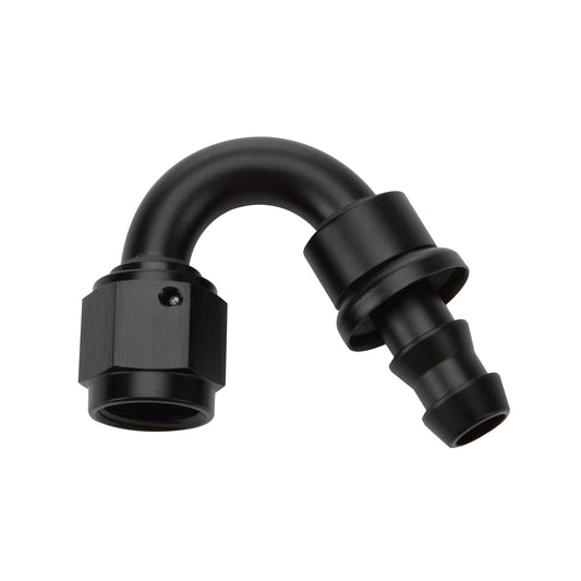 Allstar Performance Pushlock Hose End Black 150 Deg Elbow -10 MPN ALL49474