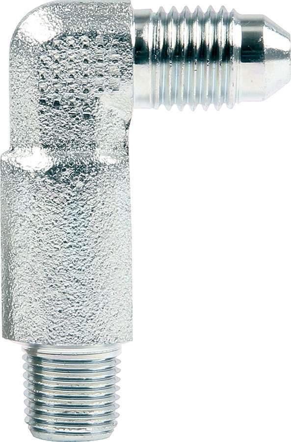 Allstar Performance Adapter Fitting Tall -4 to 1/8 NPT 90 Deg 10p MPN ALL50021-10