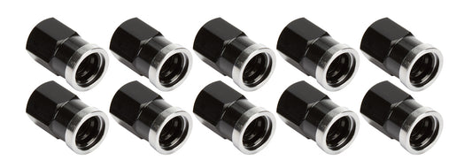 Allstar Performance QC Cover Nuts Short Black 10pk MPN ALL72058