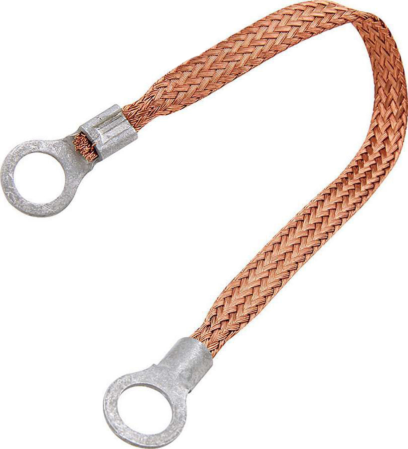 Allstar Performance   Copper Ground Strap 12in w/ 1/4in Ring Terminals  ALL76328-12