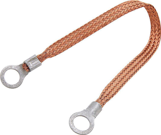 Allstar Performance   Copper Ground Strap 9in w/ 1/4in Ring Terminals  ALL76328-9