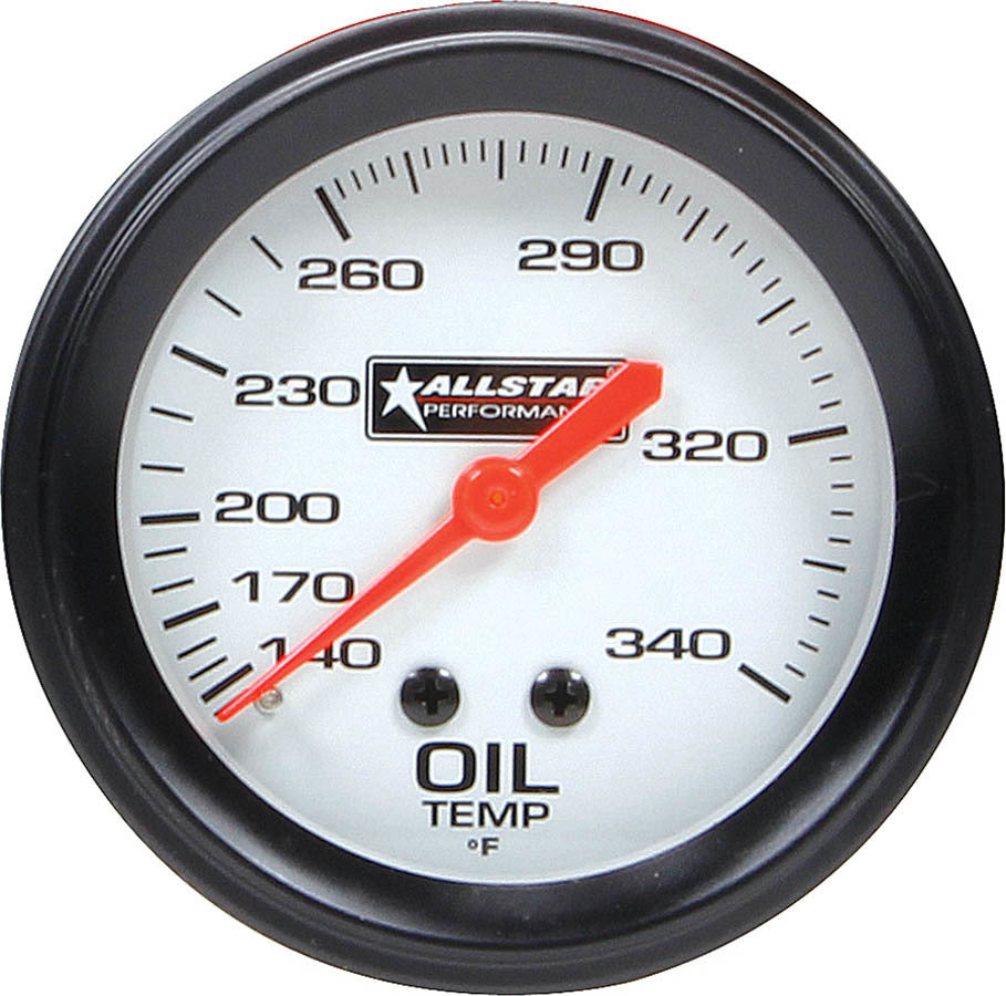 Allstar Performance Oil Temp Gauge 140-340F 2-5/8in MPN ALL80097