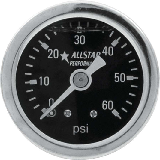 Allstar Performance   1.5in Gauge 0-60 PSI Liquid Filled  ALL80204