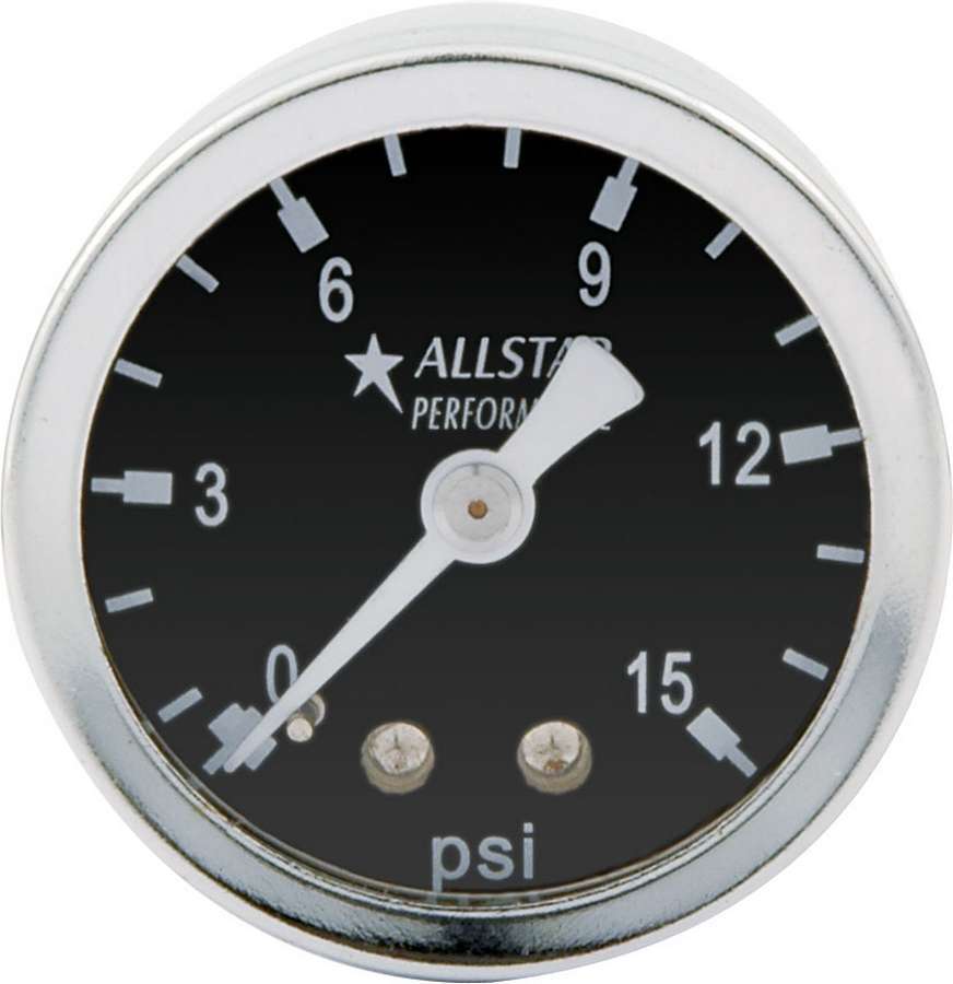 Allstar Performance   1.5in Gauge 0-15 PSI Dry Type  ALL80210