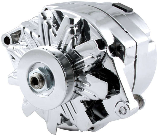 Allstar Performance   GM Alternator Chrome 100 Amp 1-Wire  ALL80505