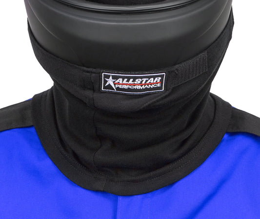 Allstar Performance Helmet Skirt Non-SFI Single Layer Black MPN ALL929010