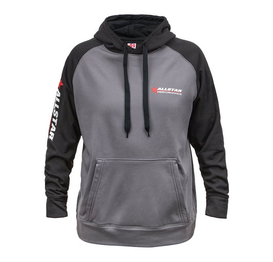 Allstar Performance Allstar Hooded Sweatshirt Lg Silver/Blk MPN ALL99916L
