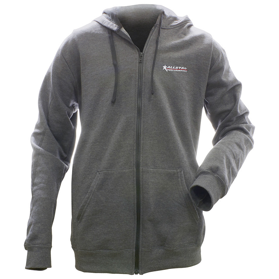 Allstar Performance Allstar Full Zip Hooded Sweatshirt Charcoal XXXL MPN ALL99917XXXL
