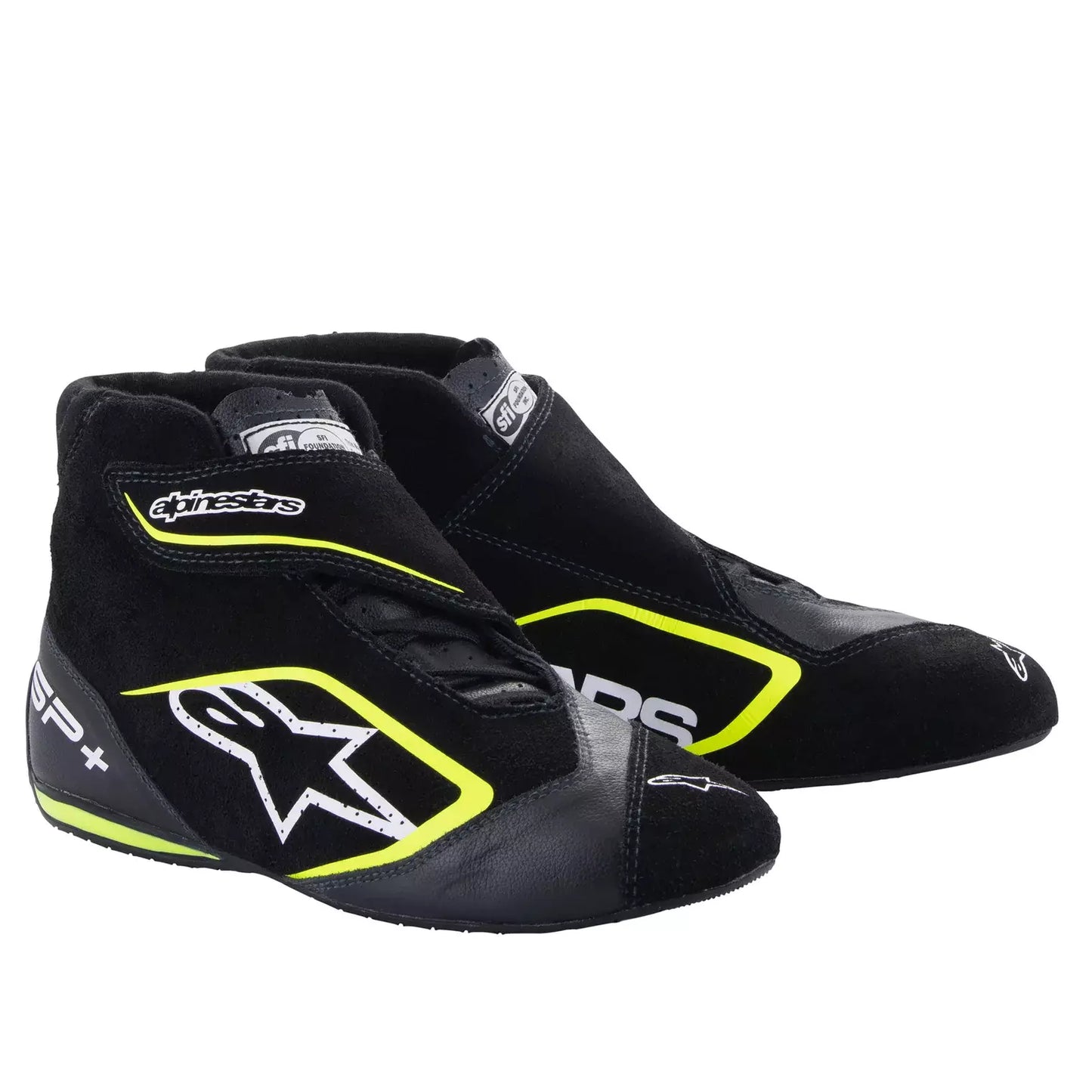 Alpinestars Usa Shoes SP+ Black / Yellow Flou 12 MPN ALP2710823-155-12