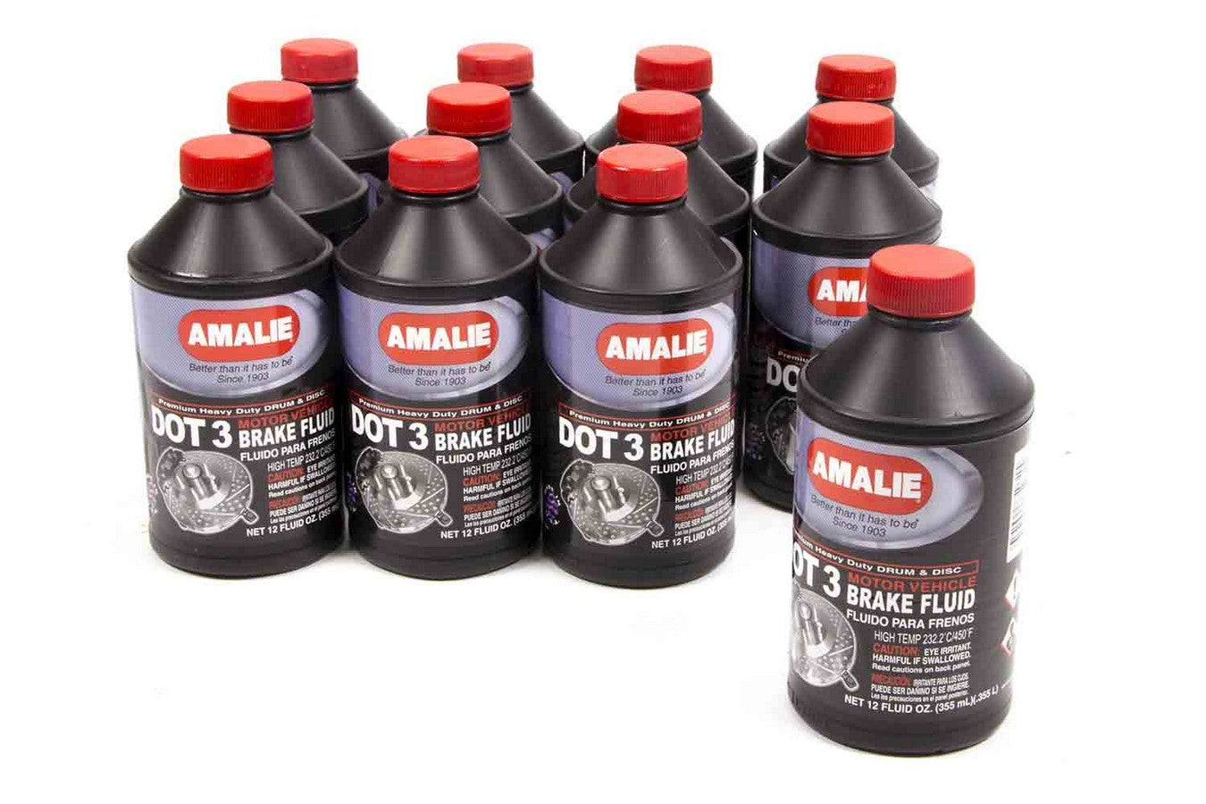 Amalie   Dot 3 Brake Fluid Case 12x12 Oz  AMA160-65031-92