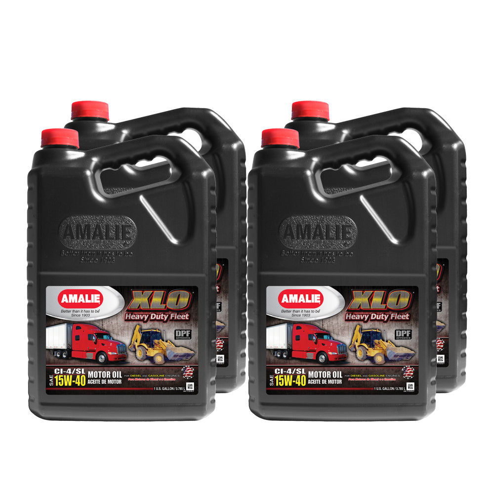 Amalie   XLO Heavy Duty Fleet Oil 15w40 Case 4 x 1 Gallon  AMA160-71707-36