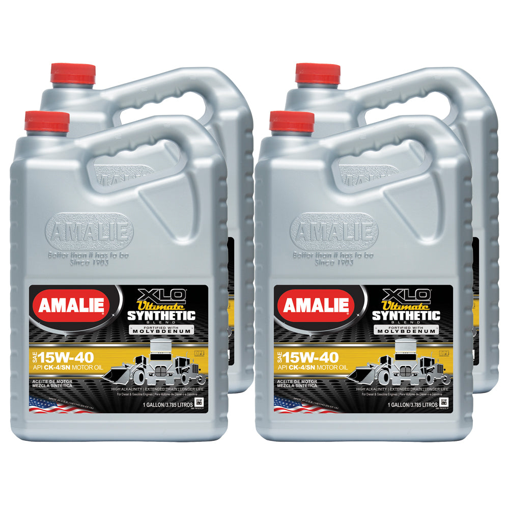 Amalie   XLO Ultimate Synthetic Blend 15w40 Case 4x1 Gal  AMA160-79107-36