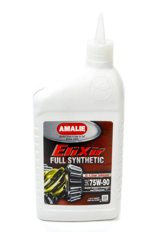 Amalie   Elixir Full Syn GL-5 75w 90 Gear Oil 1Qt  AMA73166-56