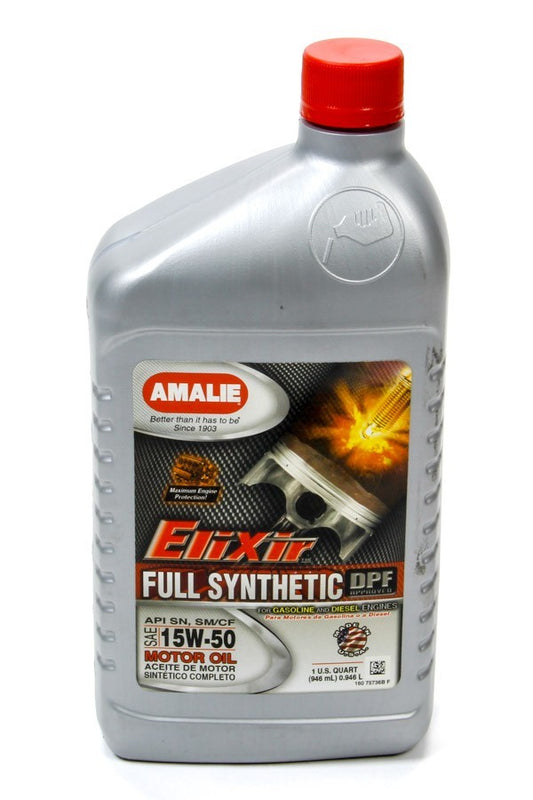 Amalie   Elixir Full Synthetic 15w50 Oil 1Qt  AMA75736-56