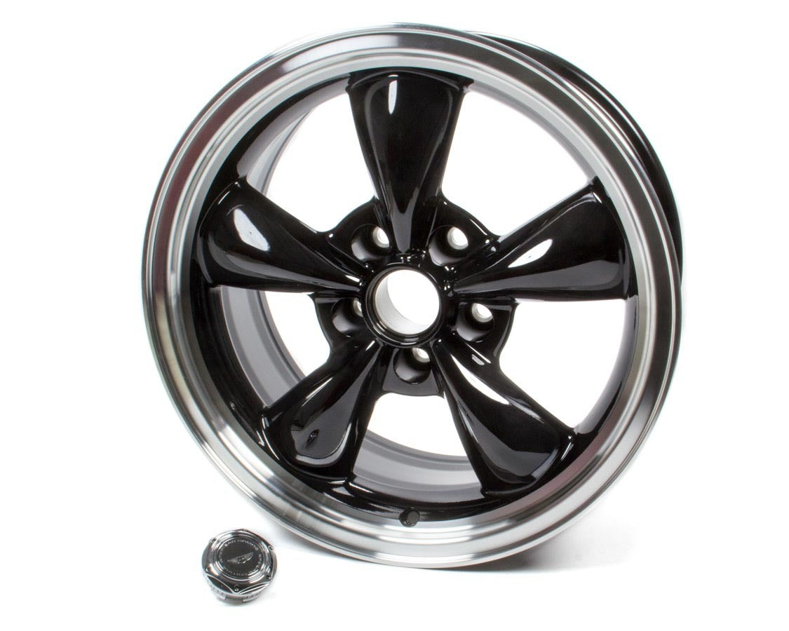 American Racing Wheels   17x8 Torq Thrust M Wheel Gloss Black Machined Lip  AMRAR105M7861B