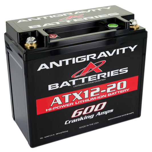 Antigravity Batteries   Lithium Battery 600CCA 12Volt 3Lbs 20 Cell  ANTAG-ATX12-20-R
