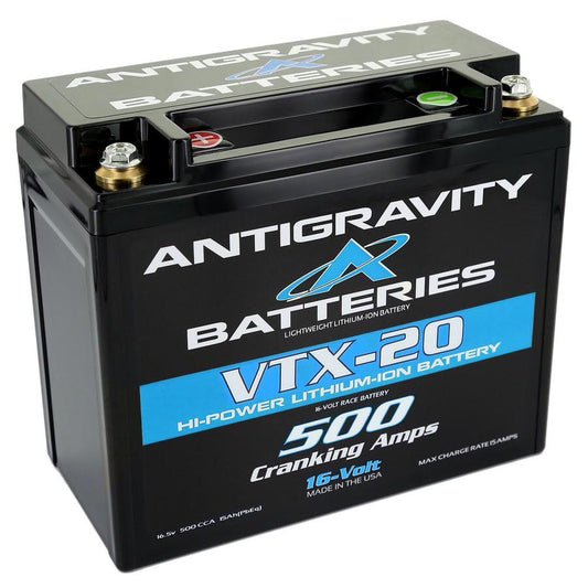 Antigravity Batteries   Lithium Battery 500CCA 16Volt 4.5Lbs 20 Cell  ANTAG-VTX-20-R