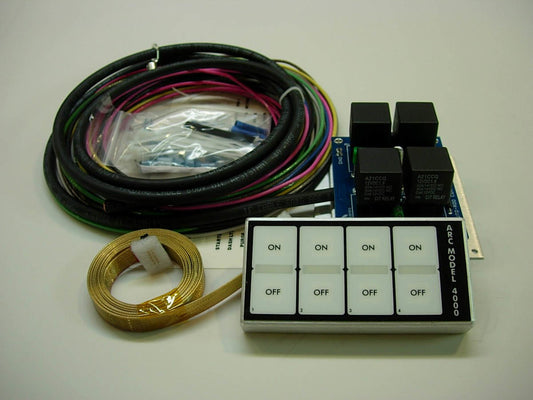 Auto Rod Controls   In-Dash Control Module - 4 Switch  ARC4000D