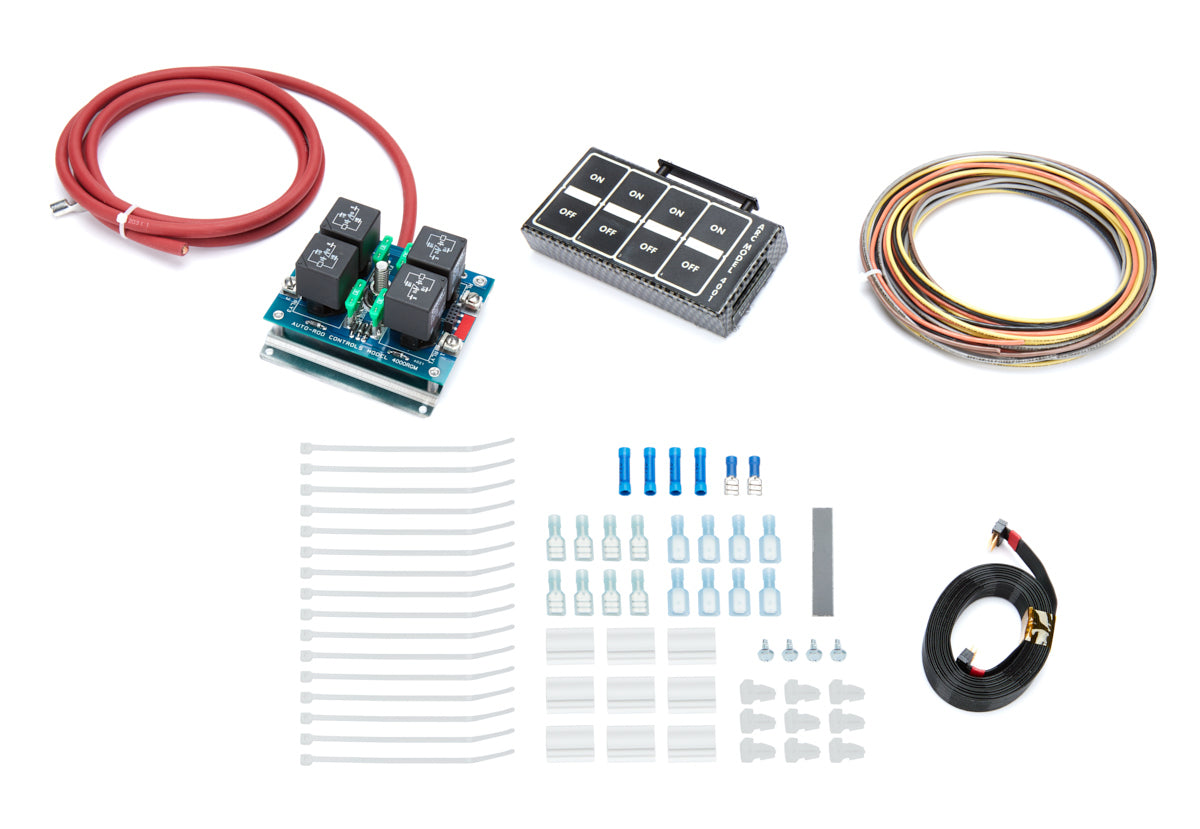 Auto Rod Controls   4 Switch In-Dash Control Module  C/F Finish  ARC4004D